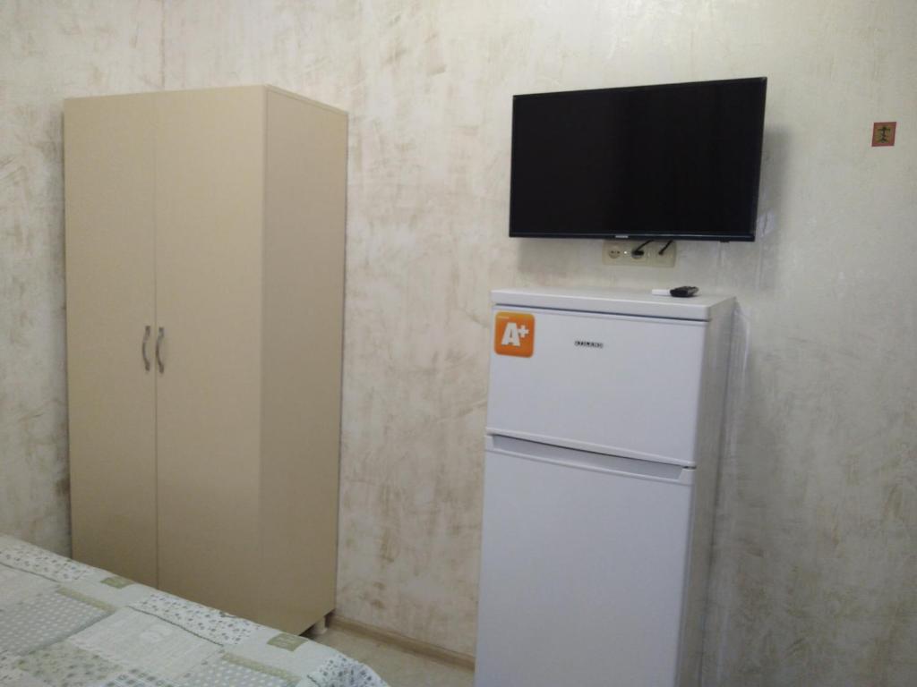 Kuchyň nebo kuchyňský kout v ubytování Hotell Anna Ureki