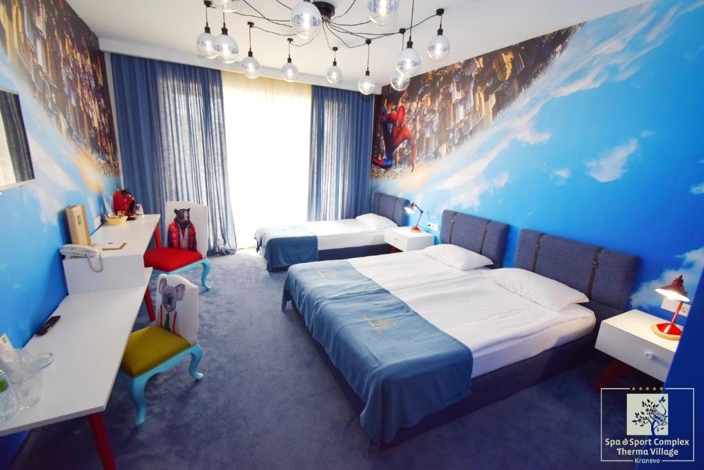 ECO Therma Village - Mineral Pool & SPA & All Inclusive - Chambre Double Thématique (2 Adultes + 1 Enfant)