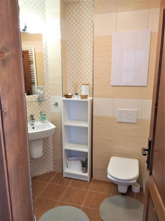 Kúpeľňa v ubytovaní Apartmán Jurko - Stará Morava