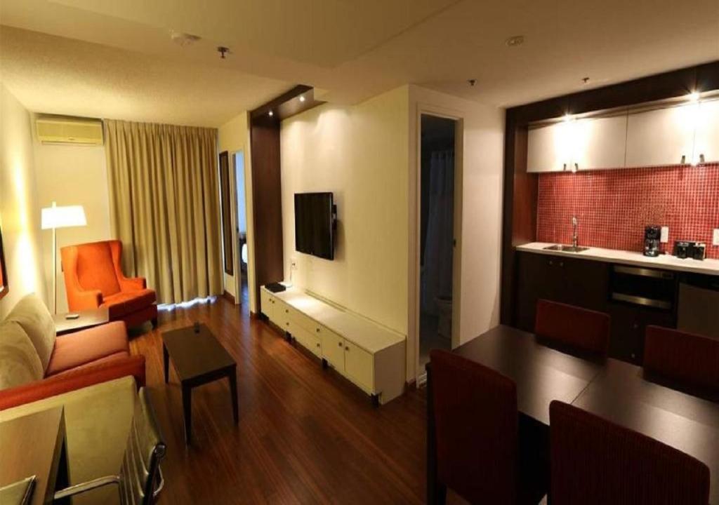 TV a/nebo společenská místnost v ubytování Hotel Classique