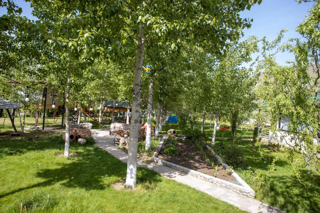 Zahrada ubytování Crossway Camping