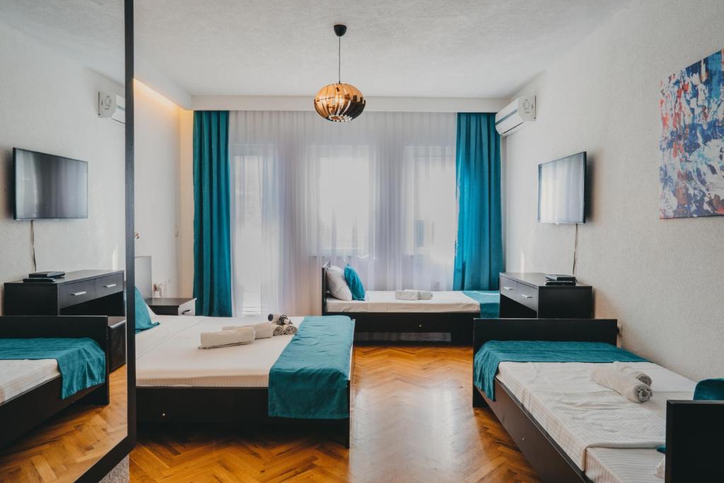Postel nebo postele na pokoji v ubytování Villa Stefano