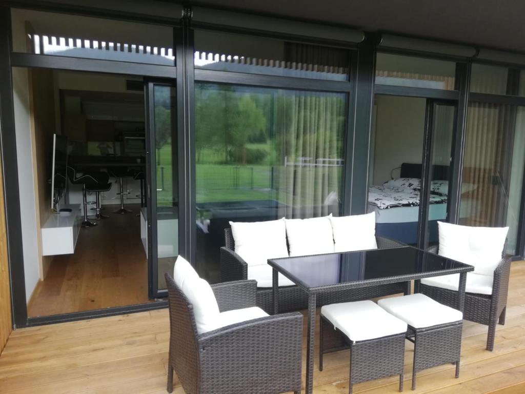 Posezení v ubytování Green apartmány