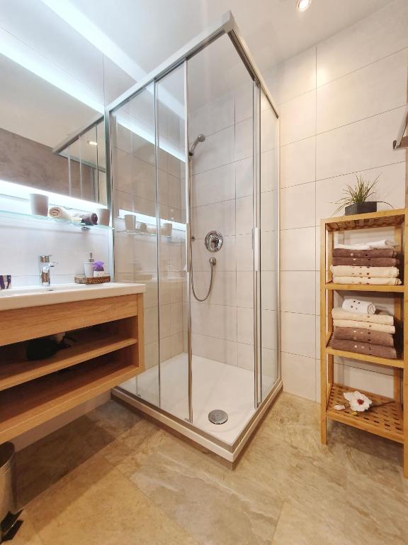 Koupelna v ubytování Appartements-Pension Reinstadler