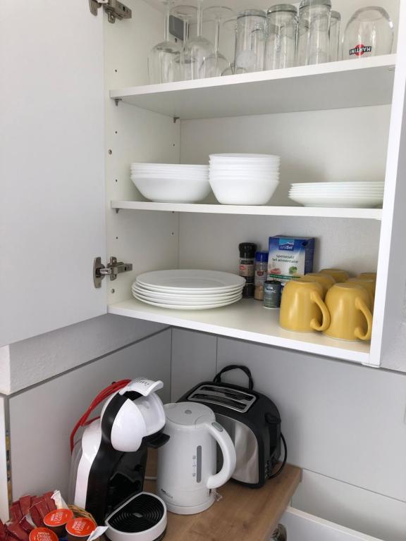 Kuchyň nebo kuchyňský kout v ubytování Apartment Italy