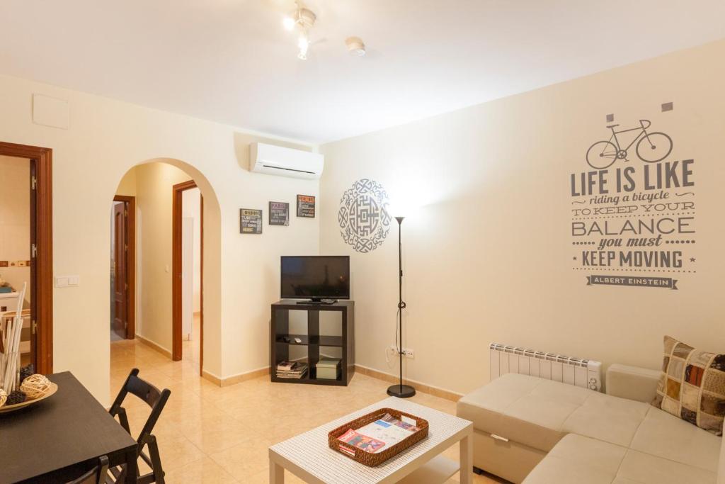 A seating area at Boutique Apartments in the Heart of Madrid