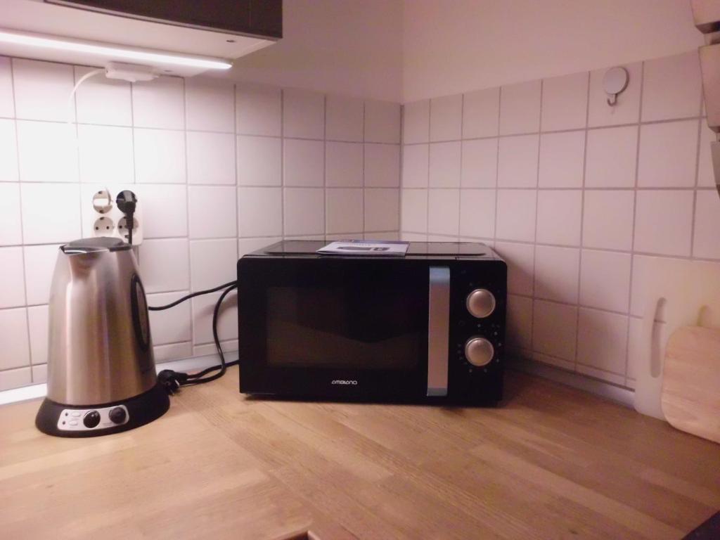 Kuchyň nebo kuchyňský kout v ubytování Rosenalm App 23