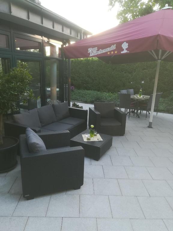 Posezení v ubytování Hotel Zum Märchenwald