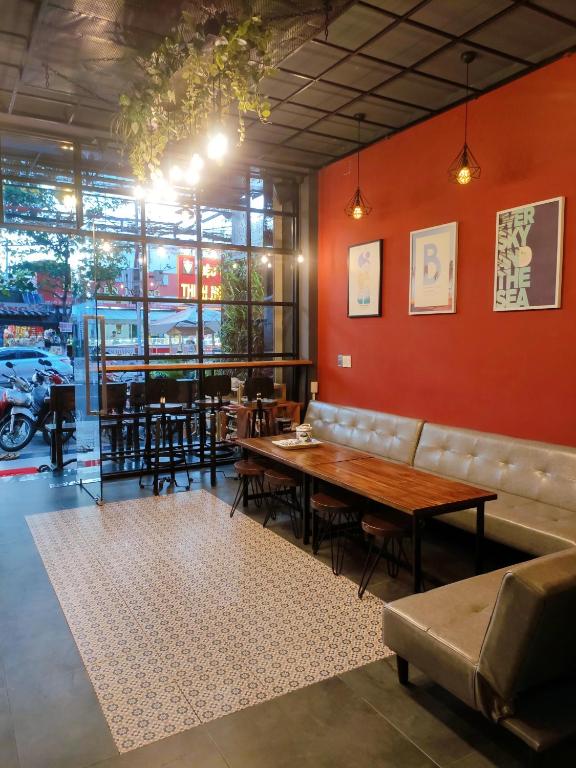 Posezení v ubytování Kon-Tiki DaNang Hostel
