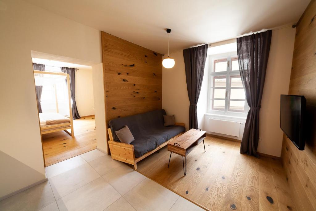 Posezení v ubytování Apartmány Dačický 1