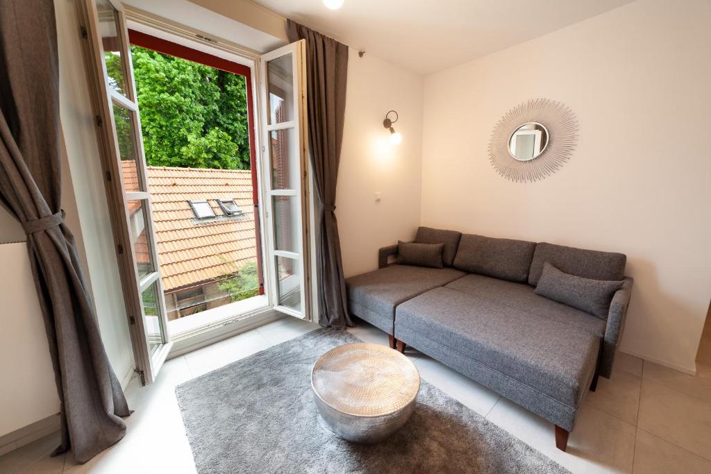 Posezení v ubytování Apartmány Dačický 1