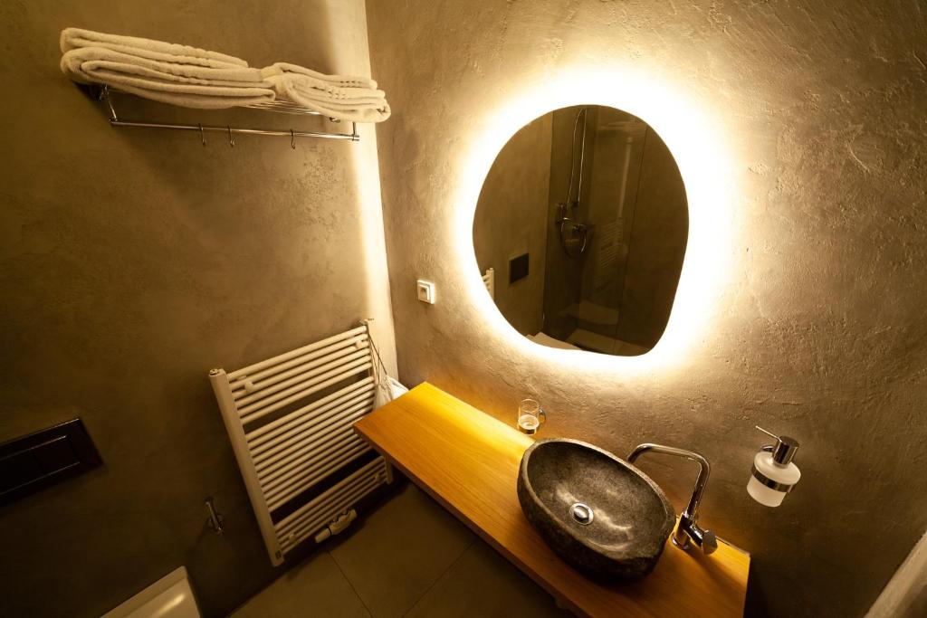 Koupelna v ubytování Apartmány Dačický 1