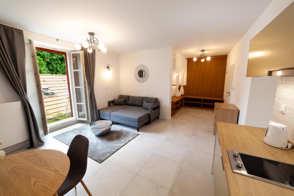 Posezení v ubytování Apartmány Dačický 1