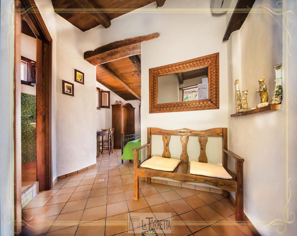 Posezení v ubytování B&B La Torretta