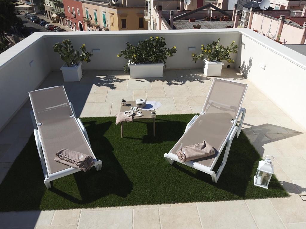 A patio or other outdoor area at Romantic Suite