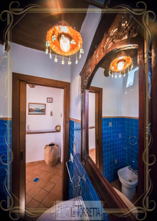 Koupelna v ubytování B&B La Torretta