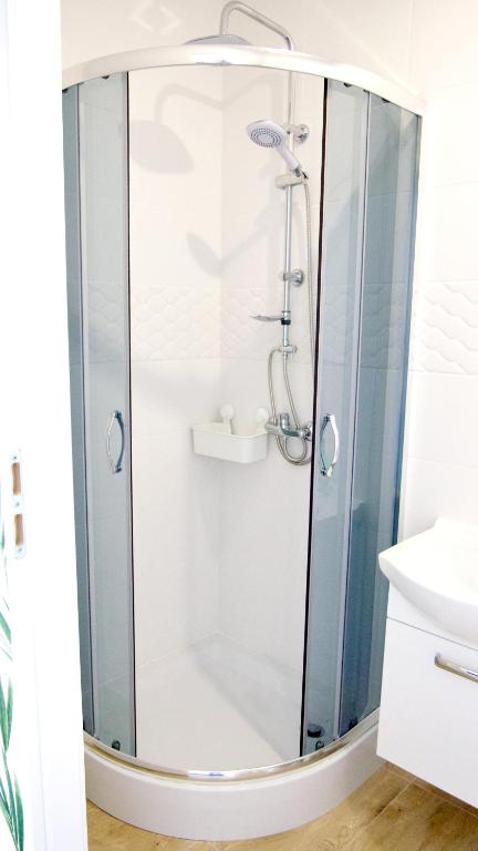 Kúpeľňa v ubytovaní Astra Katowice - Aparthotel