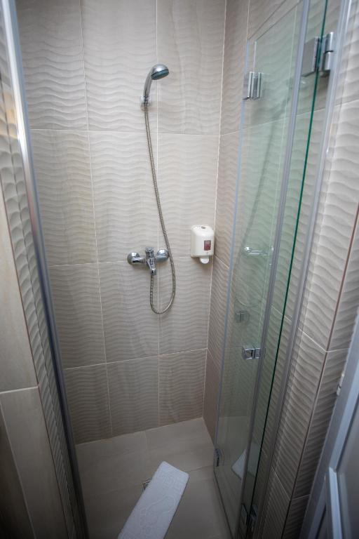 Koupelna v ubytování Hotel Select Slobozia