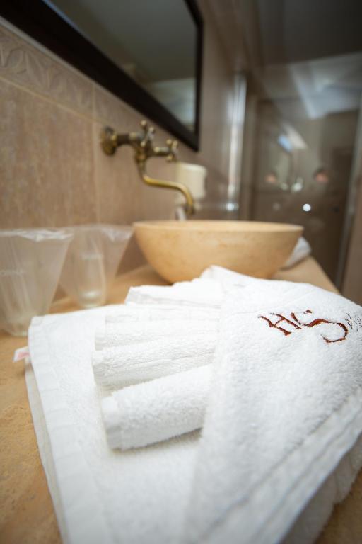 Koupelna v ubytování Hotel Select Slobozia