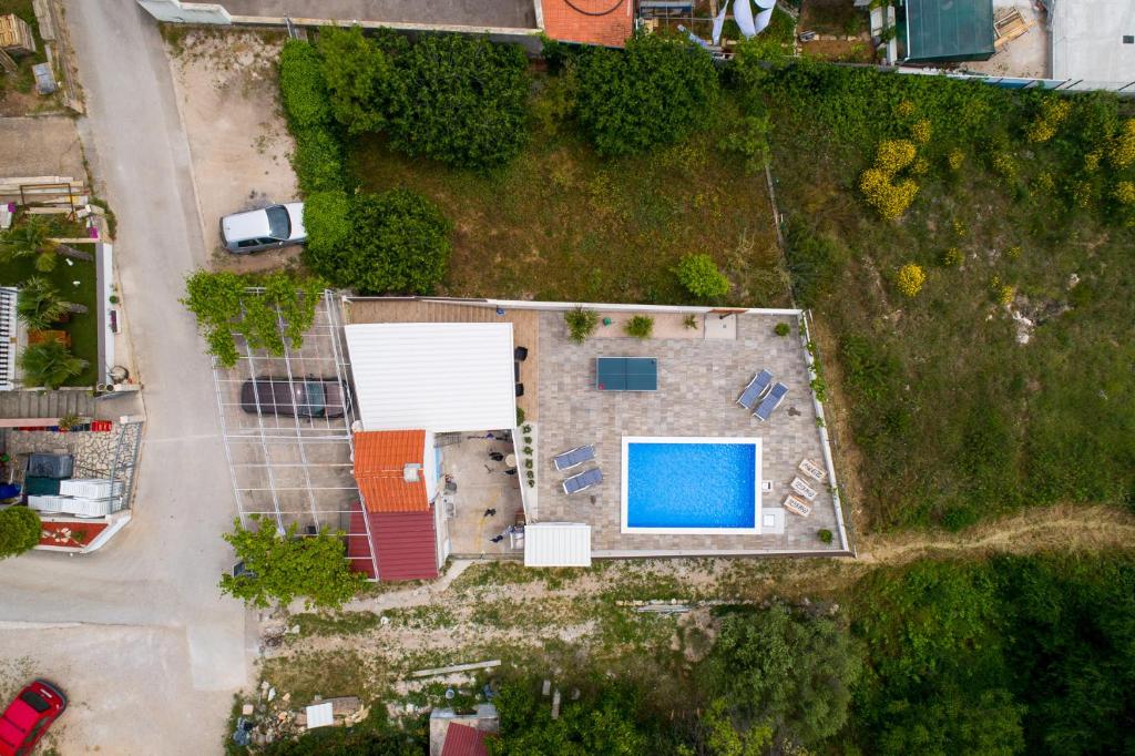 Letecký snímek ubytování Apartments Markunović