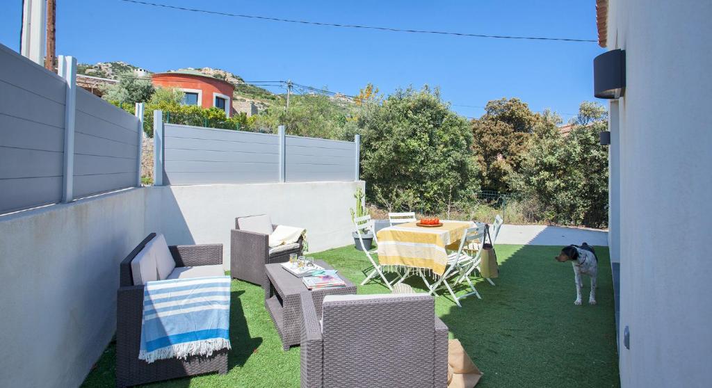 Zahrada ubytování Casa Sol location de vacances indépendante à Calvi moins de 2km plage