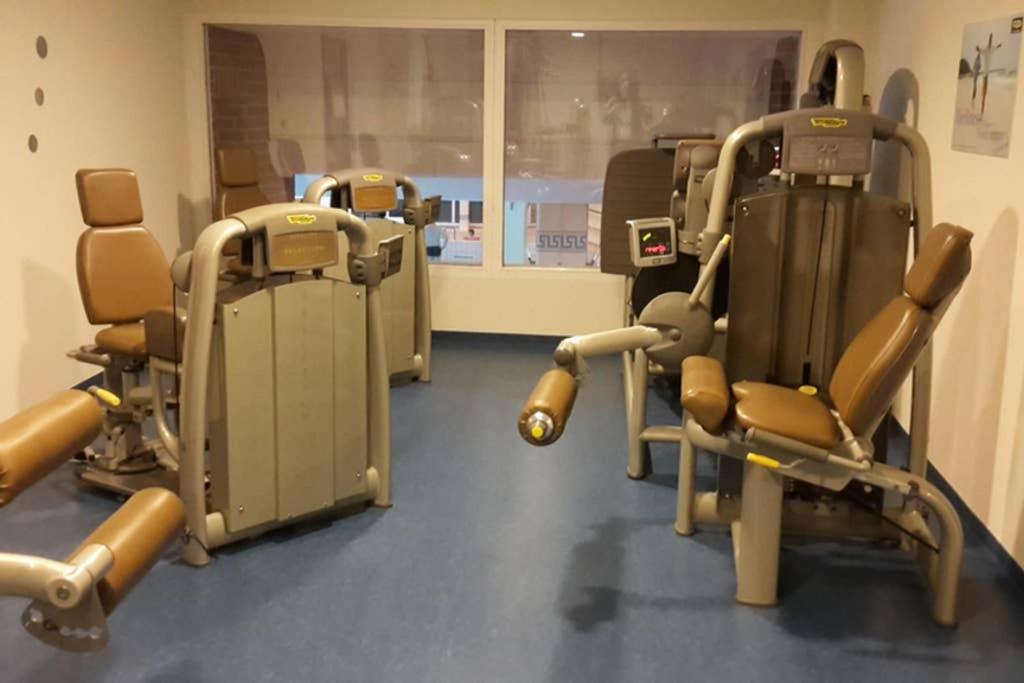 Fitness centrum a/nebo fitness zařízení v ubytování Bayerwald Appartement