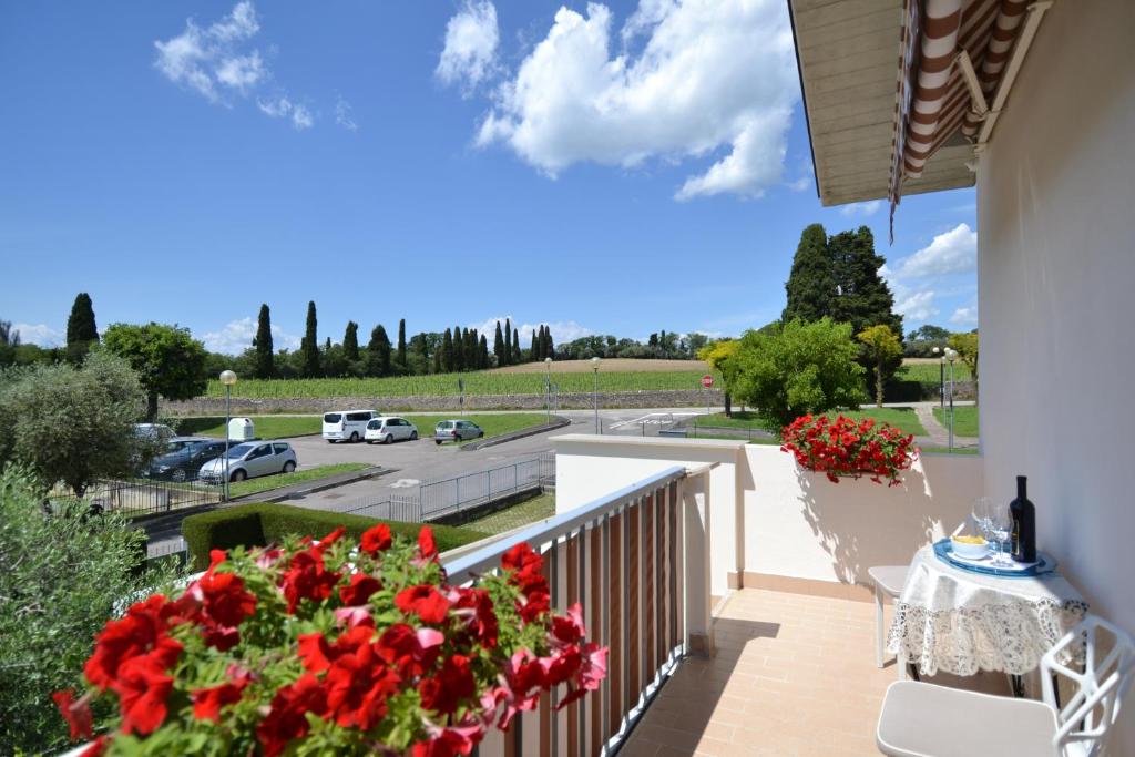 A balcony or terrace at Rosalinde House