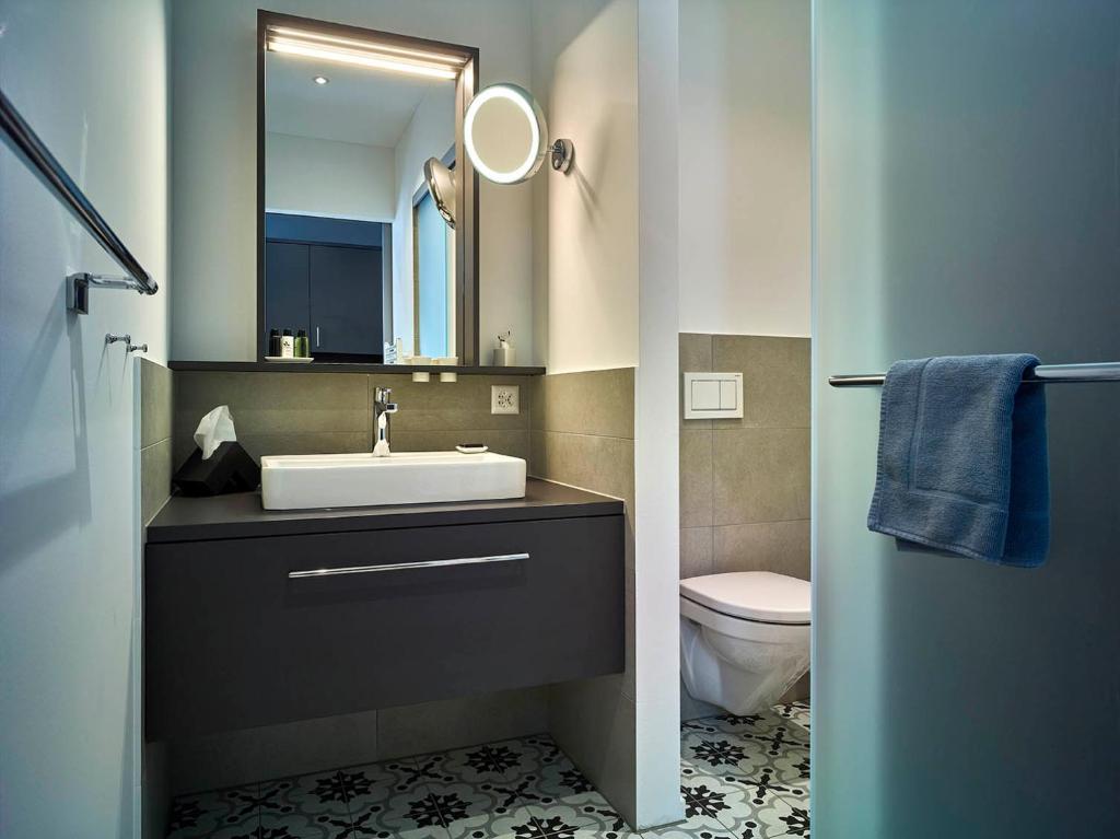 Vannituba majutusasutuses Bellevue-Terminus - Urban Lifestyle Hotel
