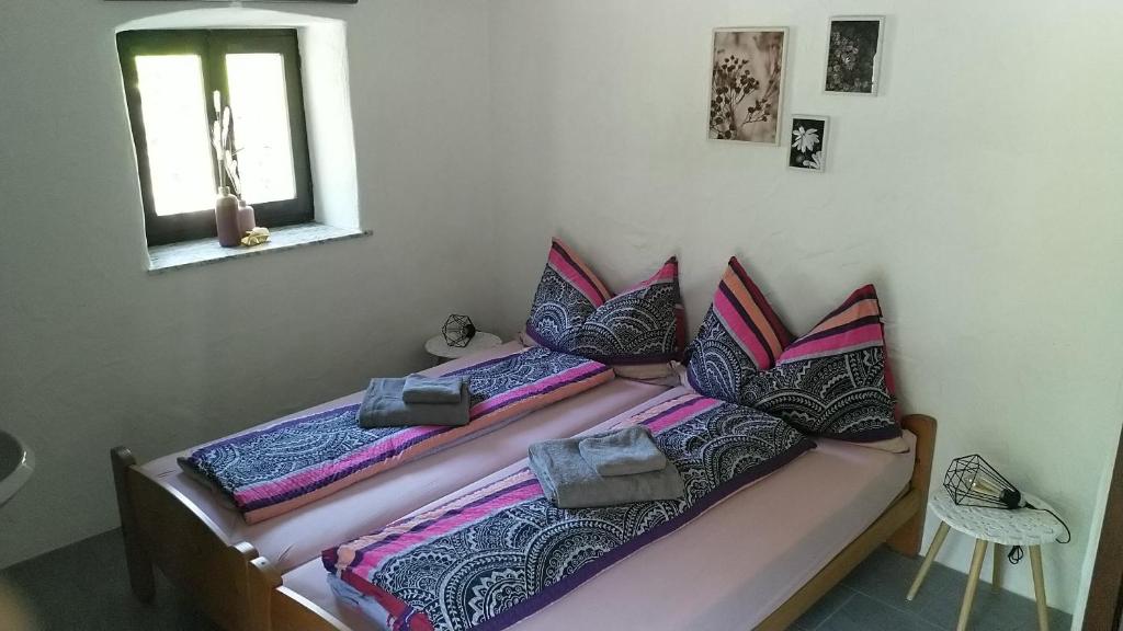 Postel nebo postele na pokoji v ubytování Residenza Americana