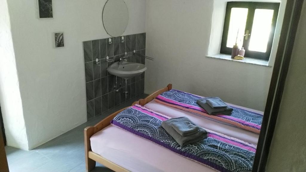 Postel nebo postele na pokoji v ubytování Residenza Americana