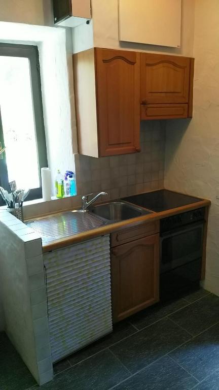 Kuchyň nebo kuchyňský kout v ubytování Residenza Americana