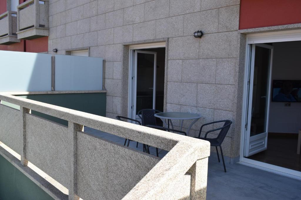 Balkón alebo terasa v ubytovaní Apartamentos VIDA Finisterre