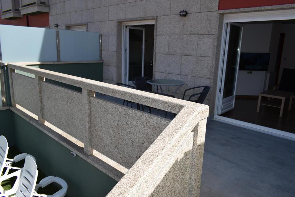 Balkón alebo terasa v ubytovaní Apartamentos VIDA Finisterre