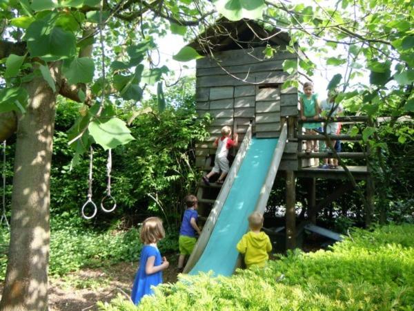 Zahrada ubytování B&B Vennehoeve