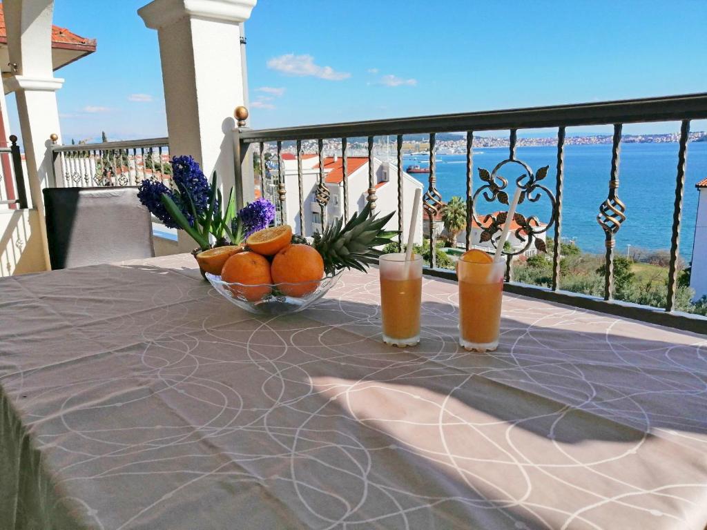 Balkón alebo terasa v ubytovaní LibeTrogir