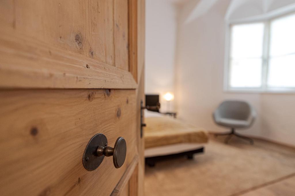 Postel nebo postele na pokoji v ubytování Alter Schlachthof