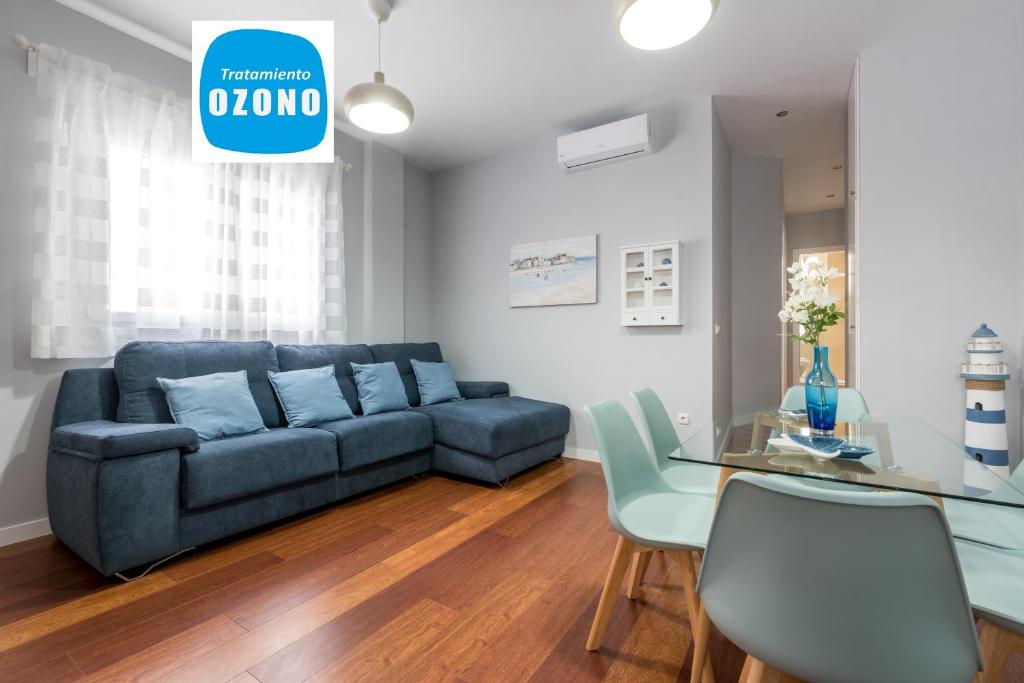 Posedenie v ubytovaní Premium Mediterraneo Beach, Malaga Apartamento junto a la playa