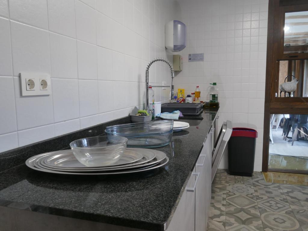 Kuchyň nebo kuchyňský kout v ubytování Hostería de Curtidores