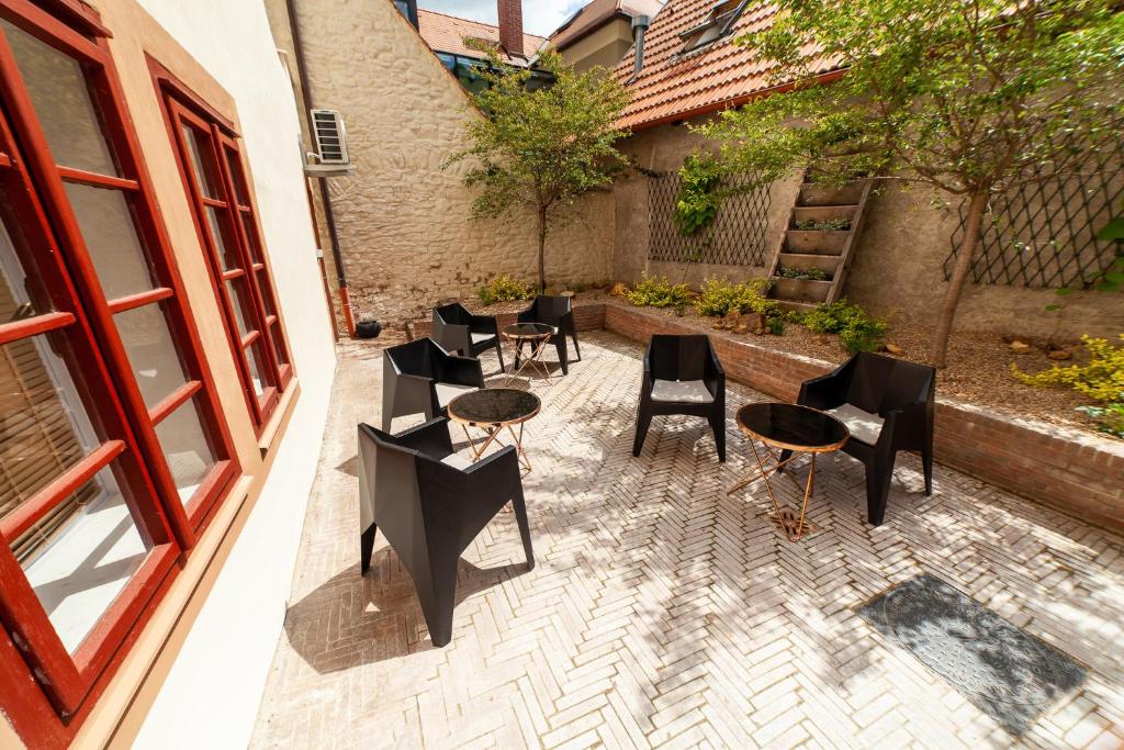 Patio nebo venkovní prostory v ubytování Apartmány Dačický 1