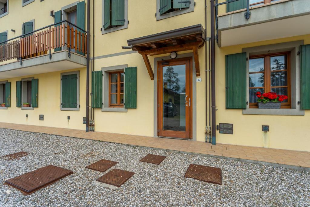 Budynek, w którym mieści się apartament
