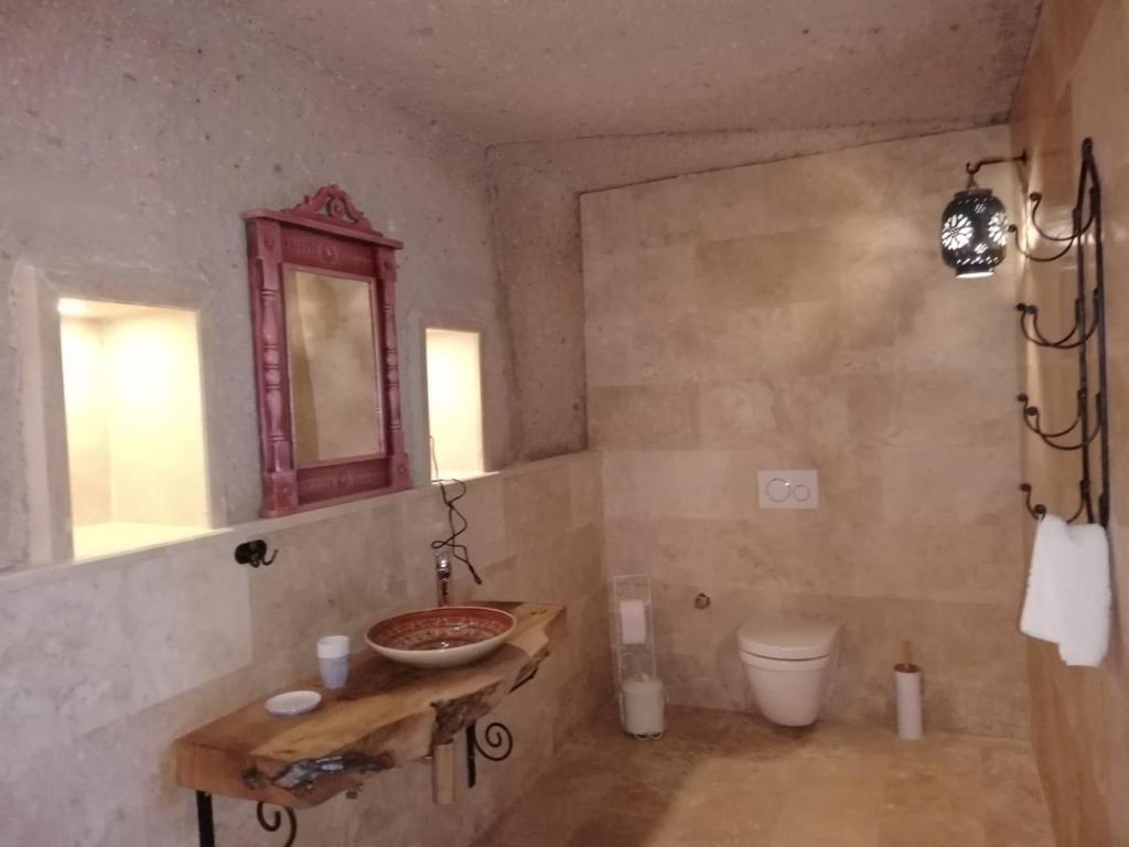 Koupelna v ubytování Pigeon Hotel Cappadocia