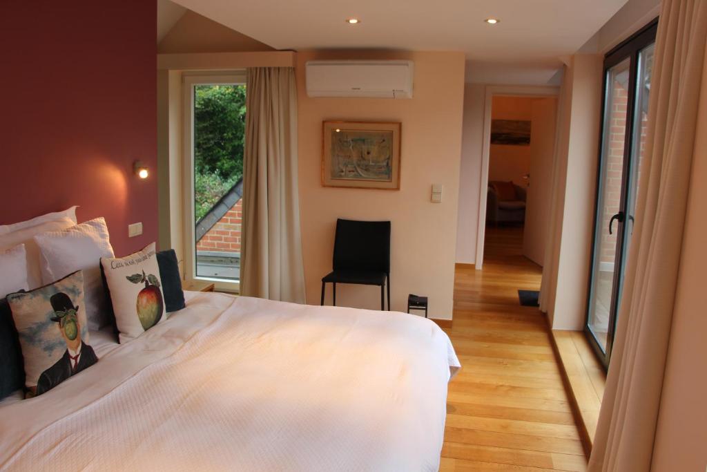 Postel nebo postele na pokoji v ubytování Chambre d'hôtes CitaBel'Air