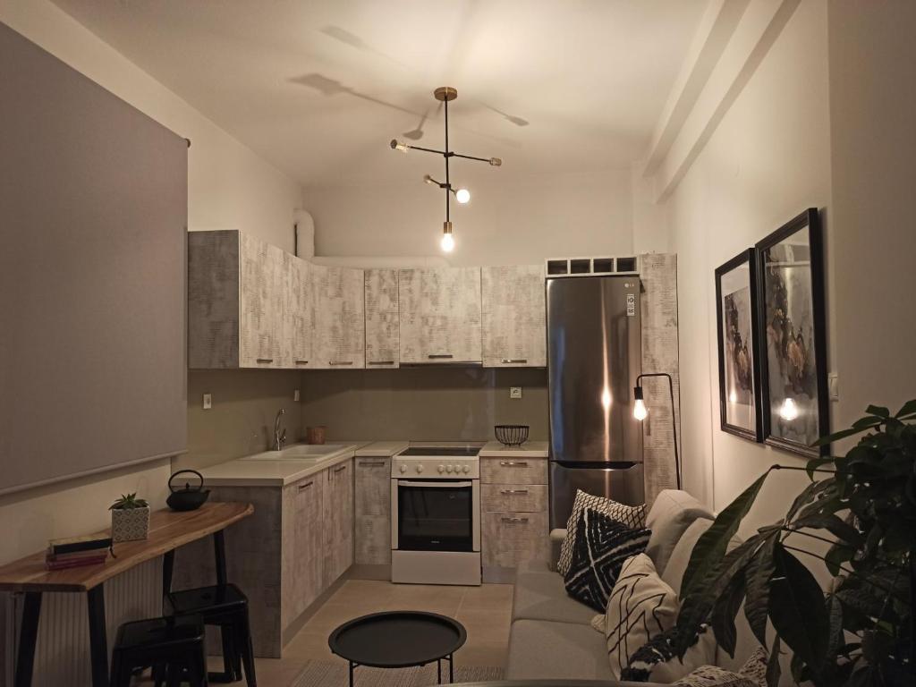 Kuchyň nebo kuchyňský kout v ubytování Stylish Ground Floor Maisonette
