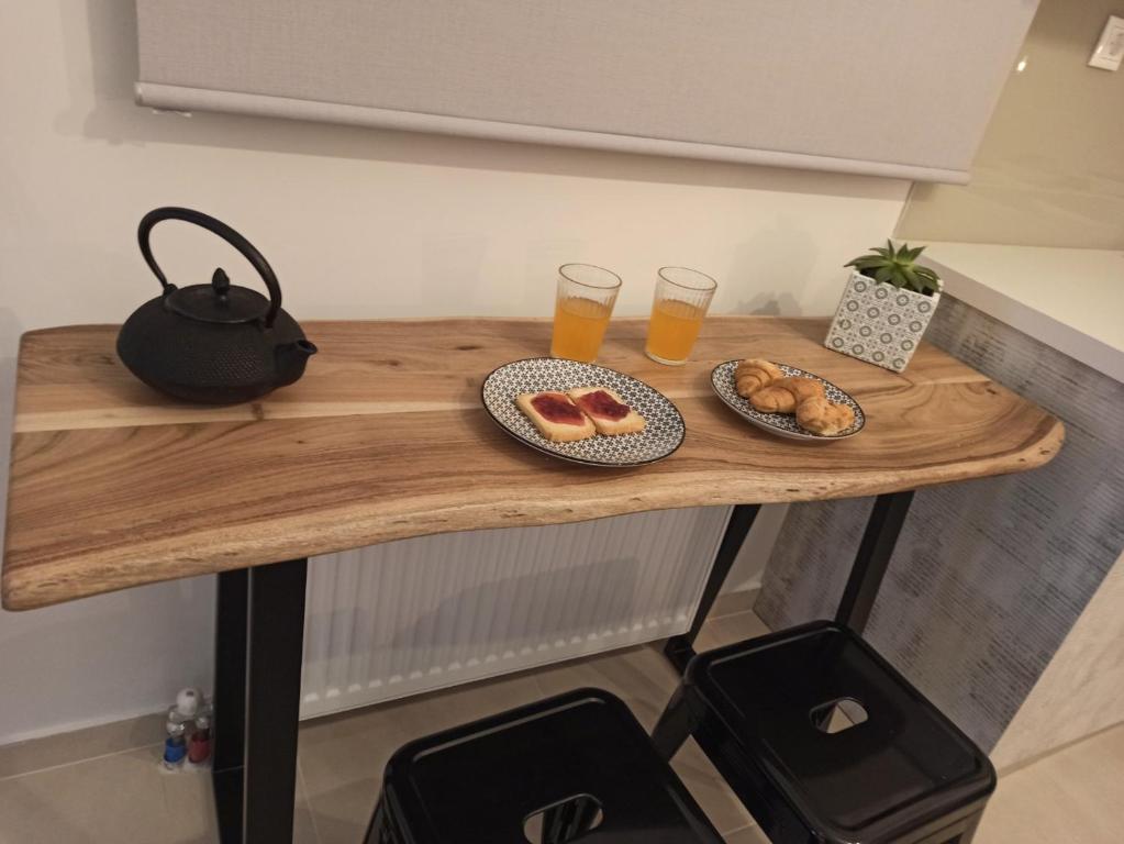 Jídlo v apartmánu nebo okolí