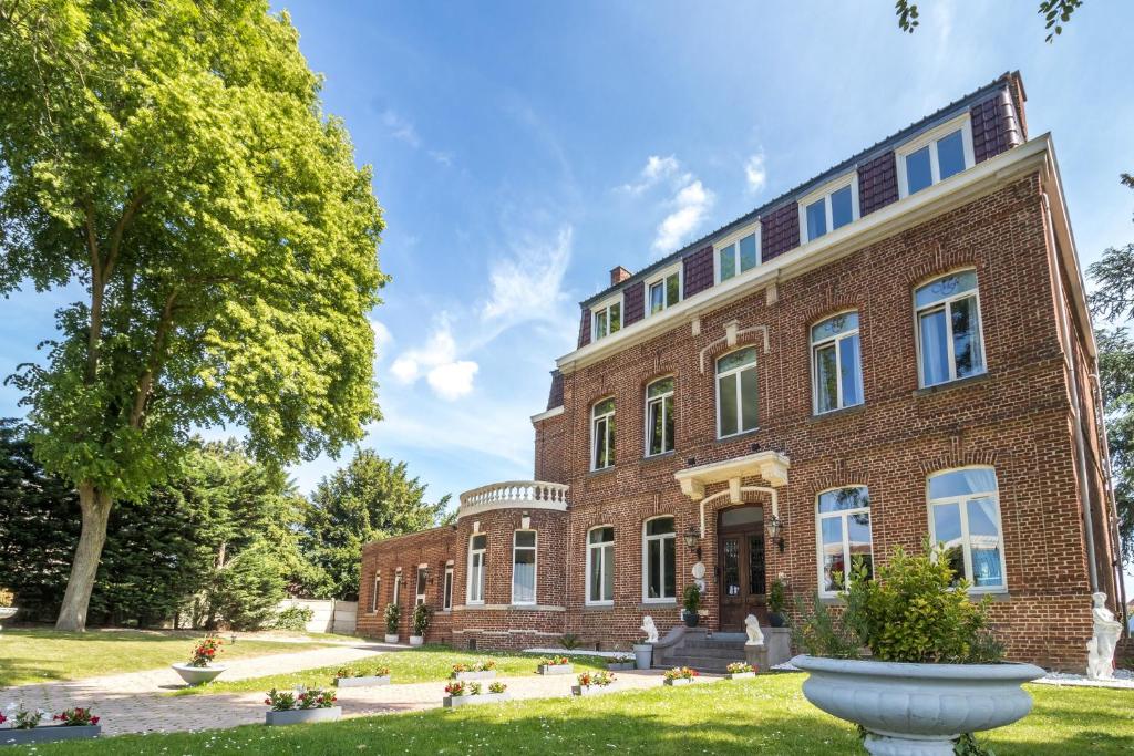 Zahrada ubytování Logis Manoir de Fourcy