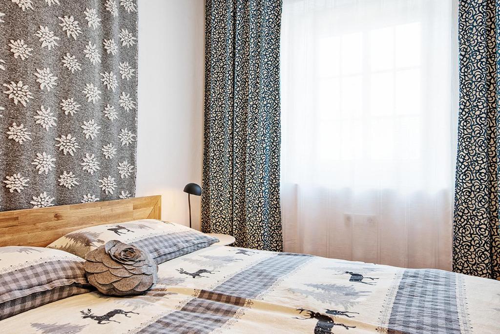 Postel nebo postele na pokoji v ubytování Haus Herzog