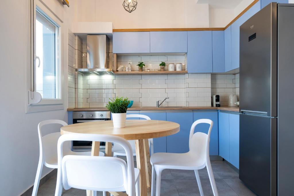 Kuchyňa alebo kuchynka v ubytovaní Hermes Design Suites