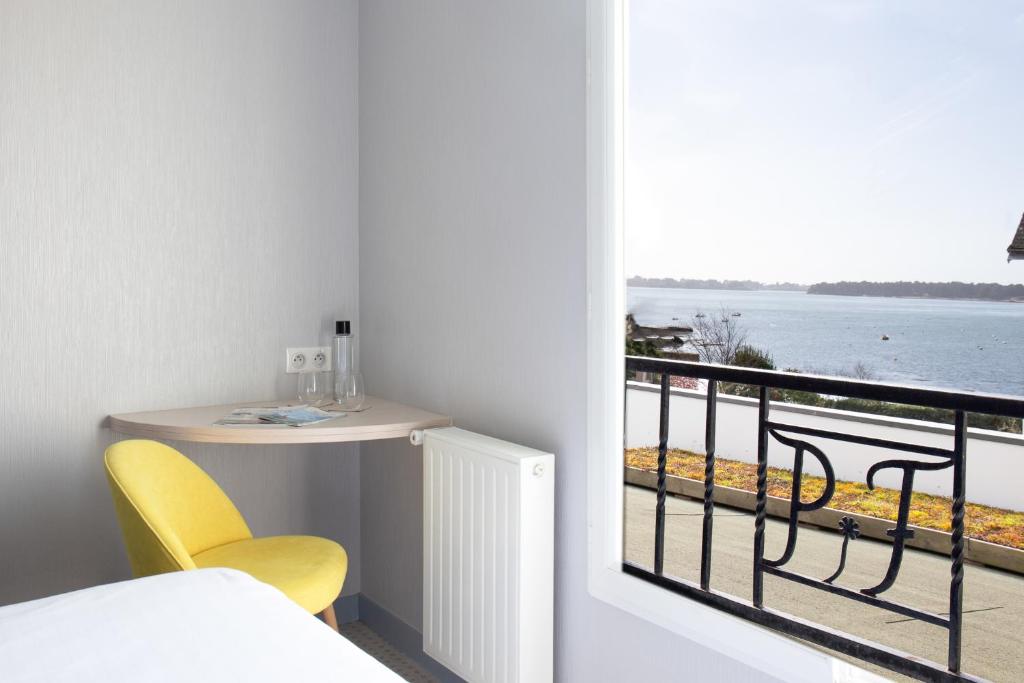 Balkón nebo terasa v ubytování Hotêl & Spa Du Parc Fétan
