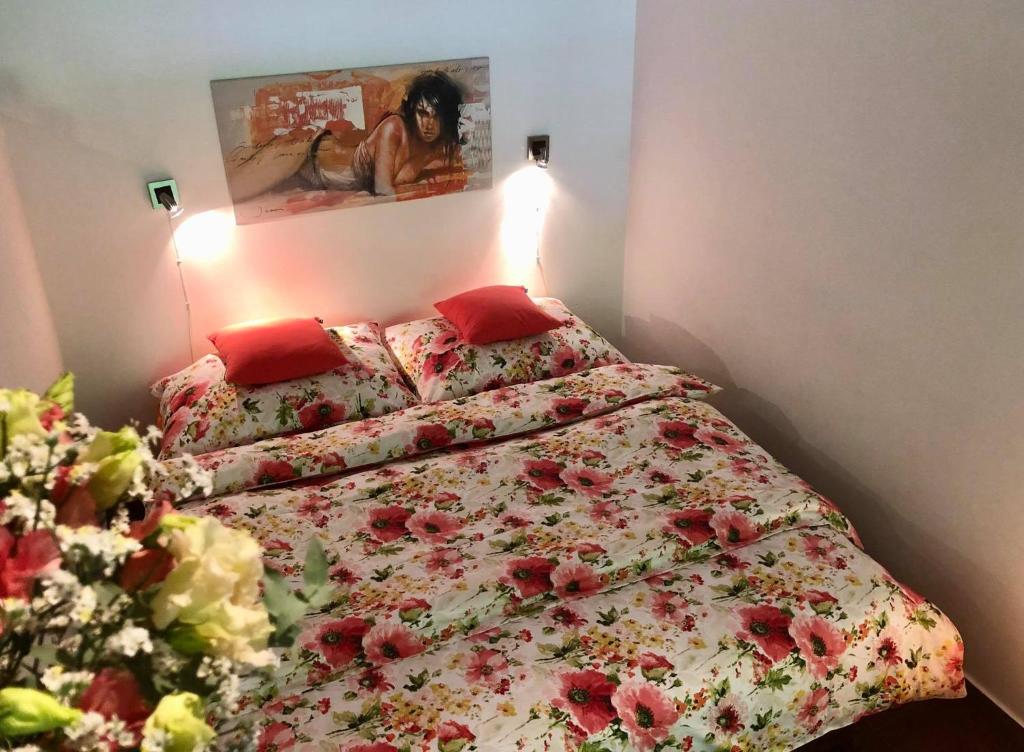 Postel nebo postele na pokoji v ubytování Apartmány Kolonáda