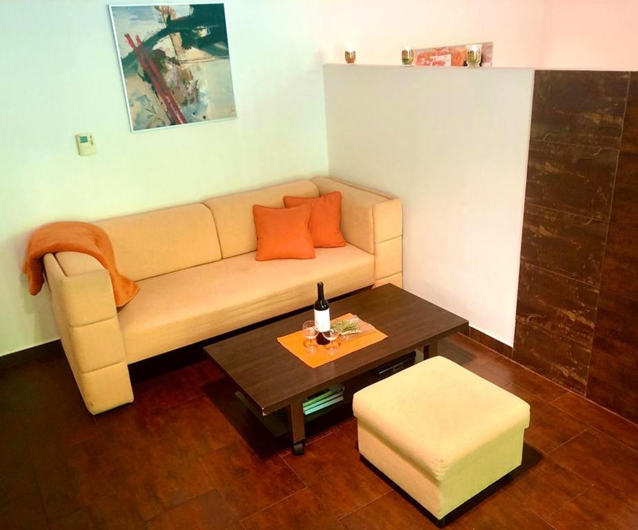 Posezení v ubytování Apartmány Kolonáda